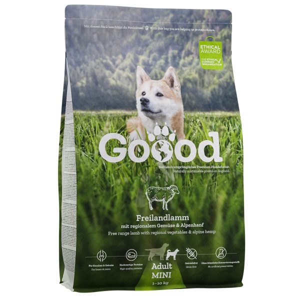 Goood Hondenvoeding voor kleine honden met Vrije Uitloop Lam 1,8KG
