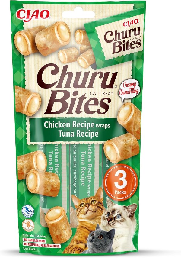 Inaba - Churu bites kip tonijn - 3x10g