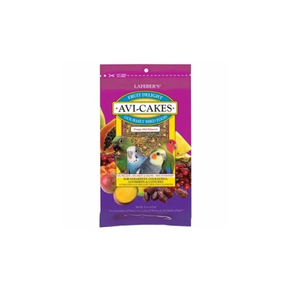 Lafeber Avi-Cakes - Fruit Delight papegaai - 227 gram