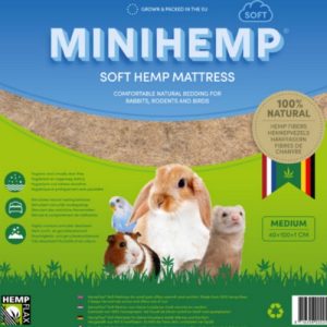 Mini Hemp - Soft matras 10mm - 40x100cm