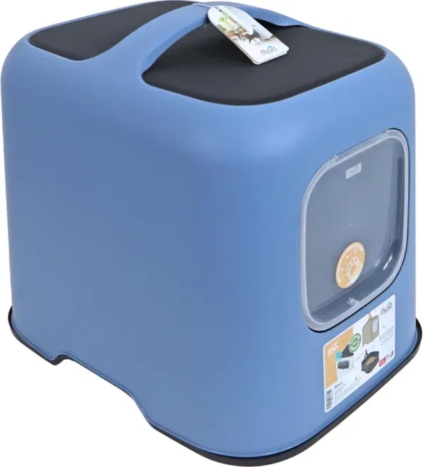 Rotho Mypet  - Kattenbak biala - horizon blue
