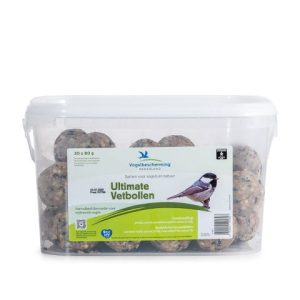 Vogelbescherming - Ultimate vetbollen in emmer - 30 bollen