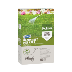 Pokon Gazonmest met Kalk 2kg voor 30m²