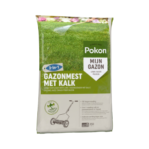 Pokon Gazonmest met Kalk 16,8kg voor 250m²