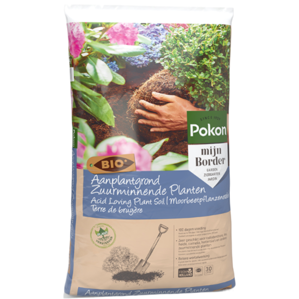Pokon Bio Aanplantgrond voor Zuurminnende Planten 30L