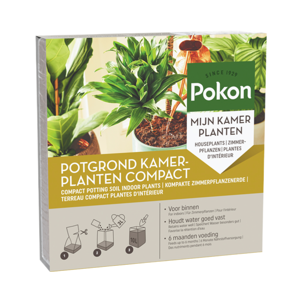 Pokon Kokos Potgrond Kamerplanten Compact 10L