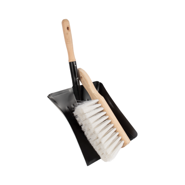 Talen Tools Stofblik zwart met stoffer wit