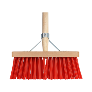 Talen Tools Bezem rood b28cm+steel h1,4m