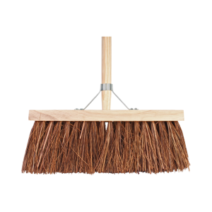 Talen Tools Bezem b37cm bruin+steel h1,4m