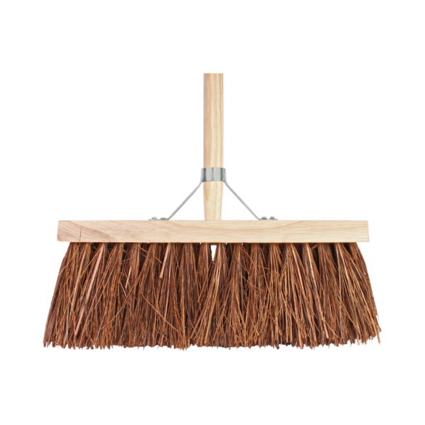 Talen Tools Bezem b37cm bruin+steel h1,4m