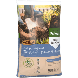 Pokon Bio Aanplantgrond Tuinplanten, Bomen & Hagen Turfvrij 30L