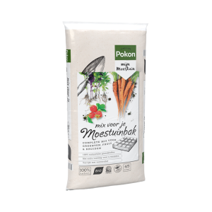 Pokon Bio Mix voor je Moestuinbak Turfvrij 45L