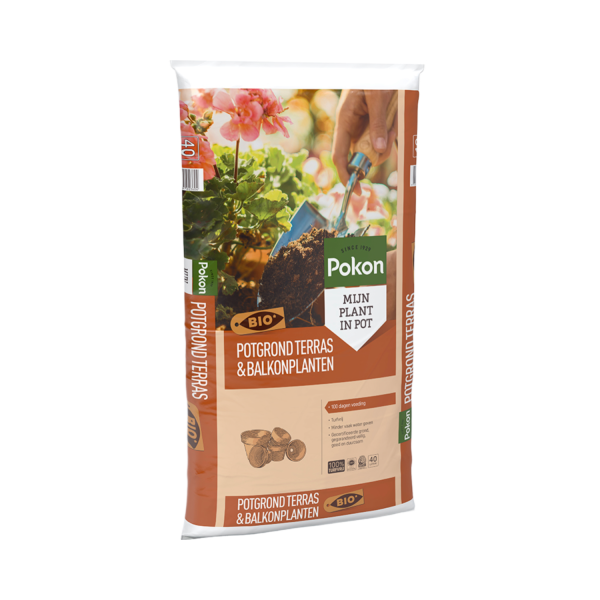 Pokon Bio Potgrond Terras & Balkon Planten 40L