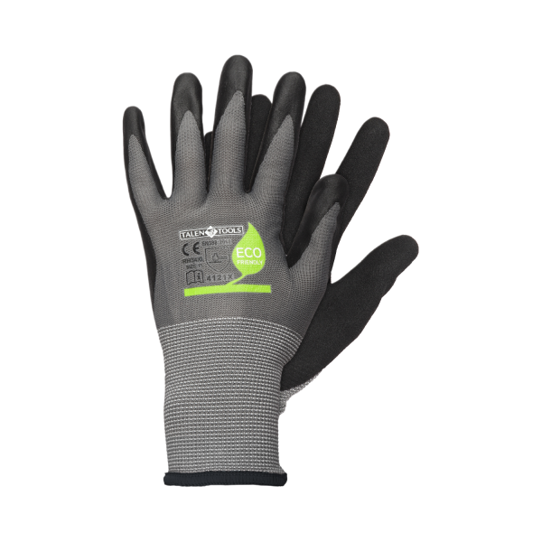 Talen Tools Werkhandschoenen Maat XL – Gerecycled – ECO Friendly – Latexcoating