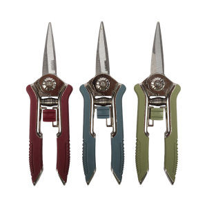 Bloemenschaar - Trendy kleur - Rubberen greep - 16,5 cm