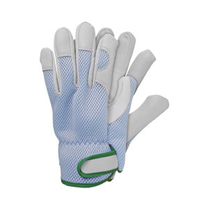 Talen Tools Werkhandschoenen geitenleer blauw l
