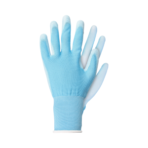 Talen Tools Werkhandschoenlicht poly. blauw l