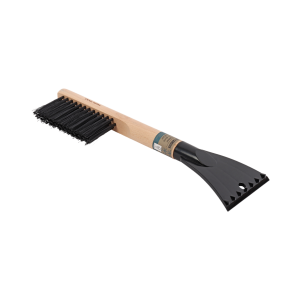Ijskrabber met borstel - ABS-gerecycled -  100% FSC Hout