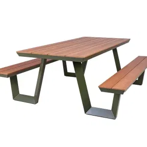 MaximaVida picknicktafel Bermuda olijfgroen