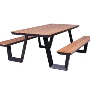 MaximaVida picknicktafel Bermuda zwart