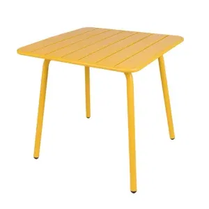 MaximaVida Max tuintafel 80 x 80 cm okergeel