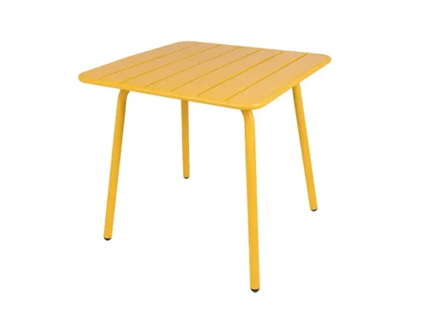 MaximaVida Max tuintafel 80 x 80 cm okergeel