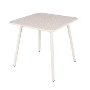 MaximaVida Max tuintafel 80 x 80 cm ivoor