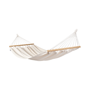 La Siesta Hangmat - Florencia Latte - Organisch Katoen Single SizeSpreader Bar