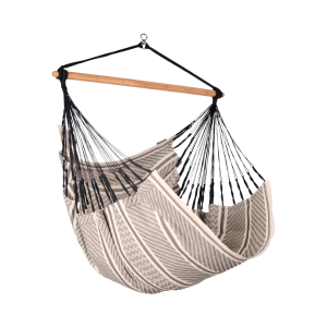 La Siesta Hangmat stoel - Habana Zebra - Organisch Katoen Comfort SizeHangmat stoel