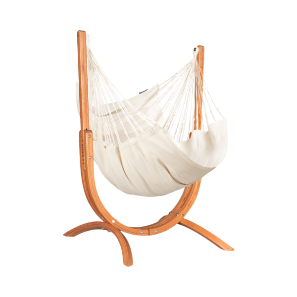 La Siesta Hangmat stoel - Udine Organic Latte - Organisch Katoen