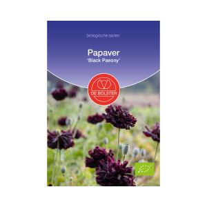 De Bolster Zaden - Papaver 'Black Paeony'