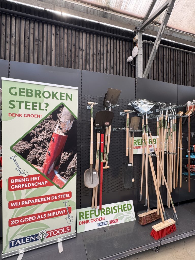 Talen Tools refurbished gereedschap stelling bij Steck