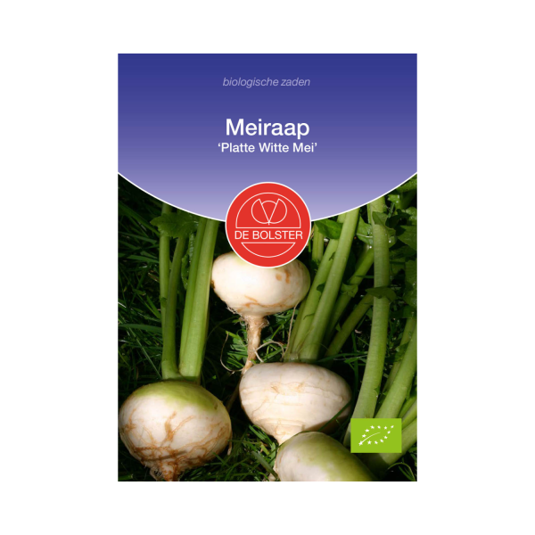 De Bolster Zaden - Meiraap 'Platte Witte Mei'