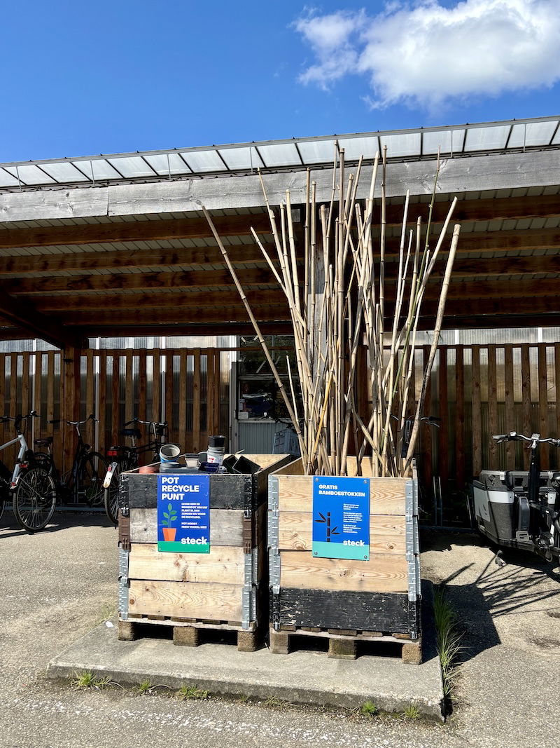 Potten recycleplunt
