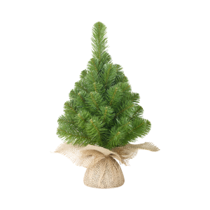 Norton kerstboom w-burlap groen TIPS 40 - h45xd20cm