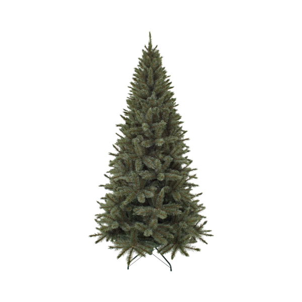 Forest frosted pine kerstboom slim newgrowth blue TIPS 1470 - h260xd140cm