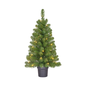 Norton kerstboom potted led groen 30L TIPS 85 battery operated - h90xd50cm