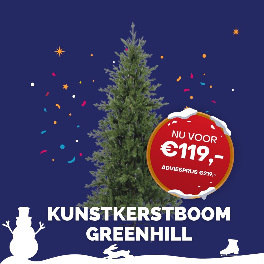 Kunstkerstboom Greenhill, nu voor €119
